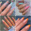 4 Sheets 5D Flower Nail Stickers Nails Decorations Flower Nails 7
