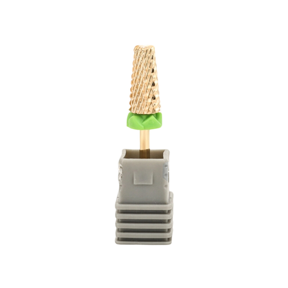 Green Salon Precisions Carbide Nail File Bit Crosses Teeth For