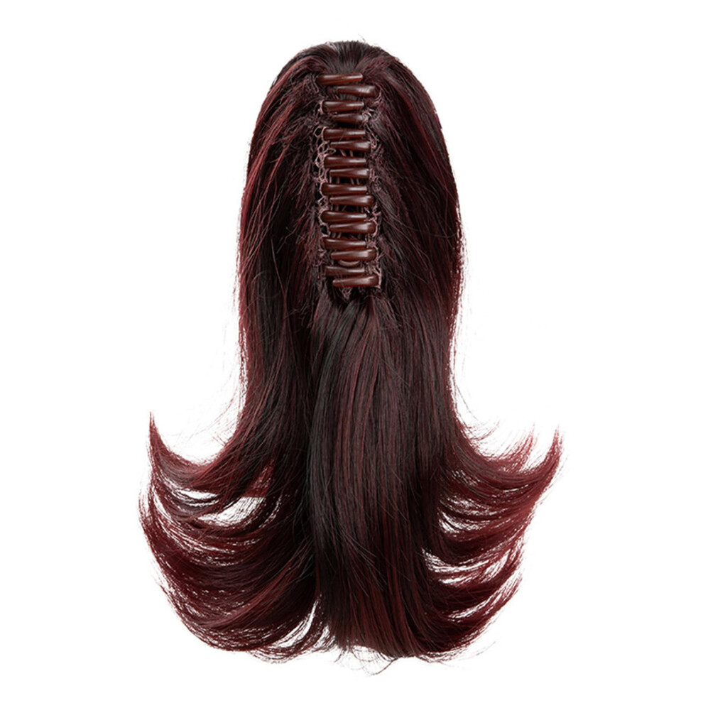 Unisex Curly Synthetic Ponytail Extension Claw Clip Clipon Hairpiece For Women Casual Wear Styling