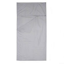 Sheet Sleeping Bag 115x210 Cm Grey With Pocket Carry Bag Lightweight And Compact For Camping And Outdoor Travel