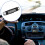 Car Dashboard Clock with Temperature Gauge and Blue Backlight for Air Vent 2