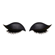 Magnetic Free Eyeliners Tapes Sweatproof SmudgeProof-Black