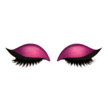Invisible Eyelash Adhesive Strips Breathable Design-Pink