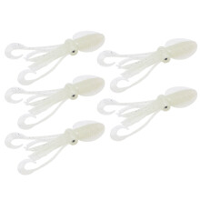 5 Stück Oktopus-Köder, weicher, leuchtender
