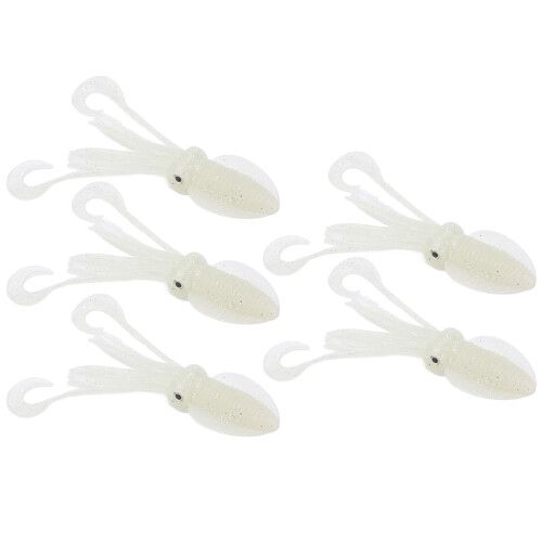 5 Stück Oktopus-Köder, weicher, leuchtender 1