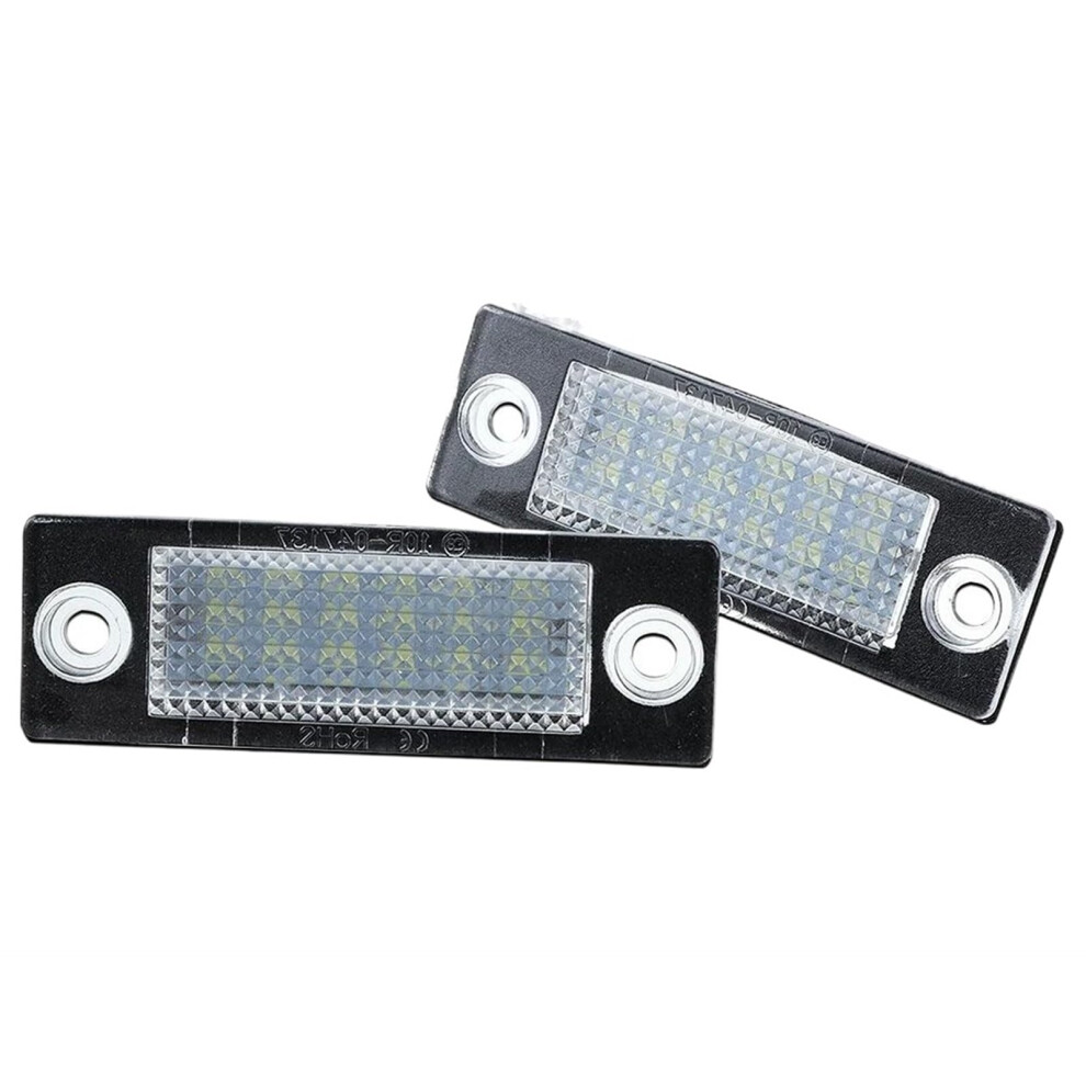 Led License Plate 12V 18 Led Bright Lamps For Vw Golf Touran Jetta Caddy T5 2Pcs Light 9105992790296