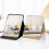 Standing Mirror Cosmetic Mirror Foldable Mirror-small Black 7