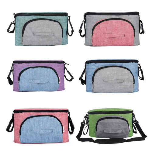Stroller Bag Caddy Organizer Stroller Accessories-Blue 1