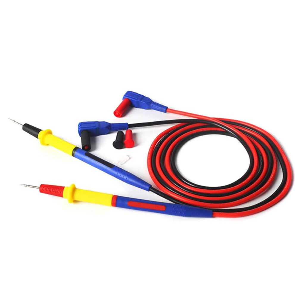 Multimeter Pen 1000V 20A Soft Antiscalding Silicone Wire Extra Tip Probe For Digital Multimeter 9339159634424