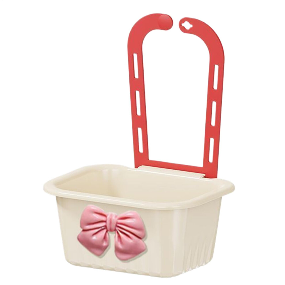 Sink Strainer Basket Hangable Corner Sink Trash Catcher For Food Waste Rice Cooking Soap Cream Colored 9105992790395