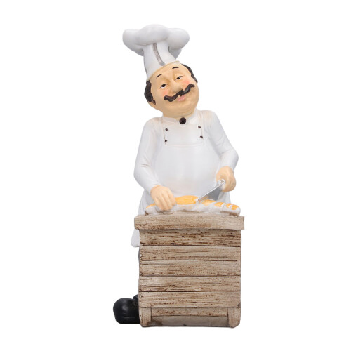 Harz Chef Statue Restaurant Esstisch Decor