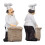 Harz Chef Statue Restaurant Esstisch Decor 7