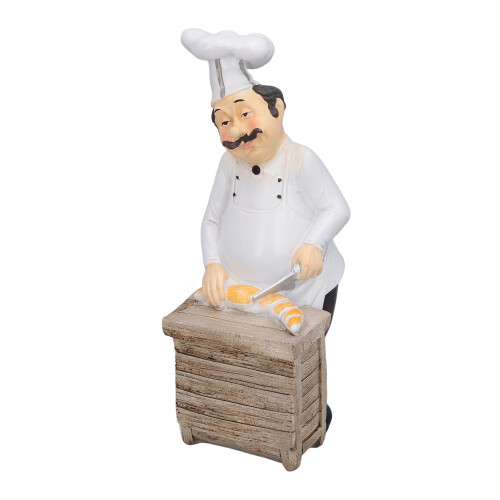 Harz Chef Statue Restaurant Esstisch Decor 1