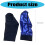 1pair Reusable Sauna Socks-Universal code Black outside and si 3
