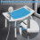 Shower Bath Seat Chair Stool Bench Height Adjustable For Disabled Elder 2