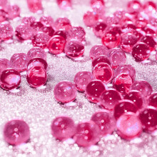 Pérolas de cristal em crescimento, substitutas da água em vasos, decoração de centros de mesa para casamentos, materiais poliméricos seguros com