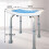 Shower Bath Seat Chair Stool Bench Height Adjustable For Disabled Elder 4