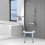 Shower Bath Seat Chair Stool Bench Height Adjustable For Disabled Elder 8