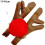 Κιτ μάσκας οροφής Rudolph Reindeer, ανθεκτικό στη φθορά ύφασμα για διακόσμηση κεράτων 2