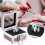 Compact Nail Drill Bit Organizer Metal Manicure-Silver 5