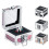 Compact Nail Drill Bit Organizer Metal Manicure-Silver 2