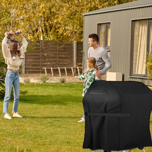 Κάλυμμα BBQ για ψησταριά αερίου, προστατευτικό εξωτερικού χώρου από ύφασμα Oxford 1