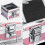 Compact Nail Drill Bit Organizer Metal Manicure-Silver 3