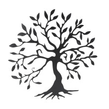 30 cm Baum des Lebens Metall Wandkunst Hängende