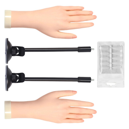 Realistic Silicone Mannequin Hand-Add support with lef