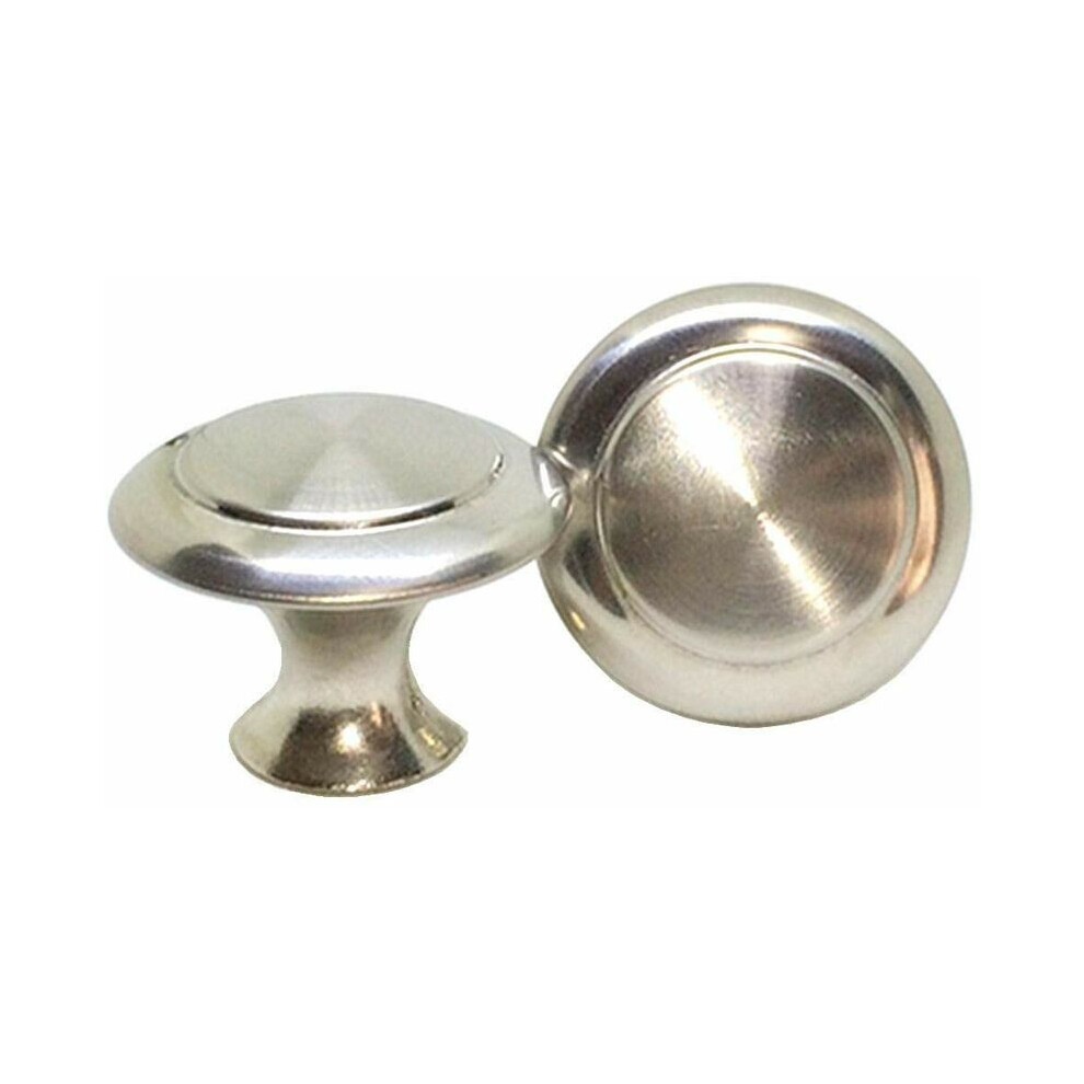 Die-Cast Zinc Alloy Kitchen Cabinet Knobs, Easy Upgrade Brushed Nickel Knobs Exquisite Design For Home, Widely Used Round Mushroom-Shaped Cabinet Hard 9198585884625