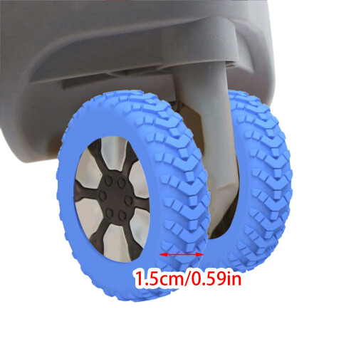 4pcs Protect Your Suitcase Wheels from Scratches-Purple 1