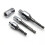 Austauschbares Steckschlüssel-Adapter-Set mit-Silber 6