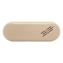 Cosmetic Bag Silicone Makeup Bag Waterproof Cosmetic Bag-Khaki