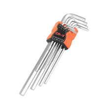 9 Piece L Type Wrench Set Steel Hex Key Tool L Type- Long A