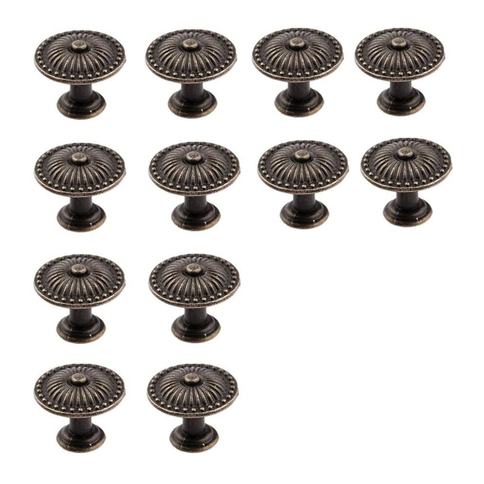 Vintage Decorative Pulls For Your Antique Furniture, Bronze Tone Knobs With Robust Zinc Alloys Construction, Suitable For Cabinet Cupboard Dresser, Je 9198585884885
