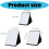 Standing Makeup Mirror Travel Mirror Table-Medium size Black 4