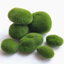 Bezauberndes, dekoratives Kunstmoos für Waldmotive, naturgetreue künstliche Moosfelsen mit natürlicher Haptik, die Bastelprojekte und Terrarien