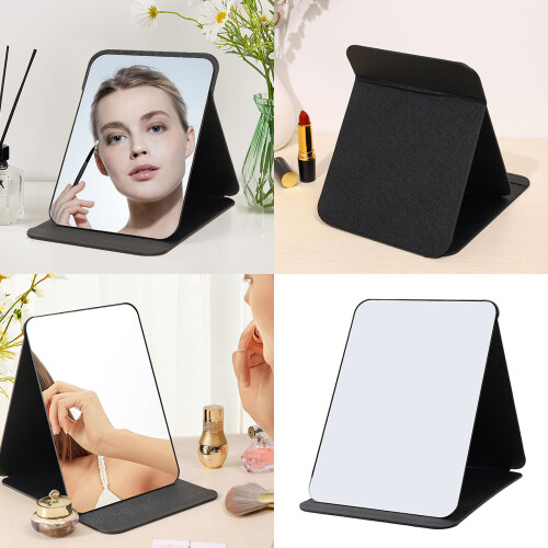 Standing Makeup Mirror Travel Mirror Table-Medium size Black 2