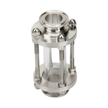 133mm Tri Clamp Flow Sight Glass Diopter for Home Brew, 304 Stainless Steel Fitting Ferrule OD 145mm
