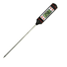 Digitales Grillthermometer mit Display-Umschaltfunktion, automatischer Energiesparabschaltung für längere Batterielebensdauer, benutzerfreundliche