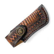 Leather Sheath Bag For Folding Cutter Belt Holsters Quick Access