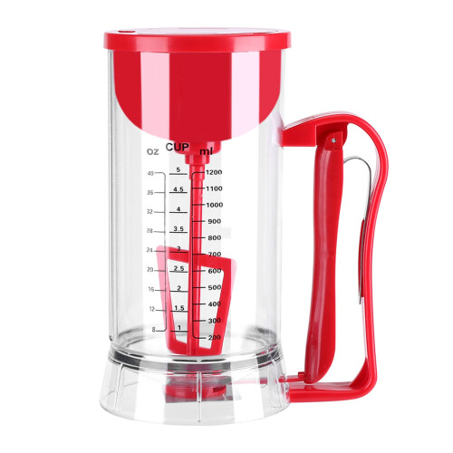 Electric Battery Powered Pancake Batter Mixer Dispenser Automatic Blending Tool Cupcake Waffle Batter Ergonomic Handle