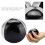 3PCS Silber Schwarz PU Leder Indoor Freizeit 14