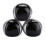 3PCS Silber Schwarz PU Leder Indoor Freizeit 2