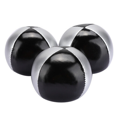 3PCS Silber Schwarz PU Leder Indoor Freizeit 2
