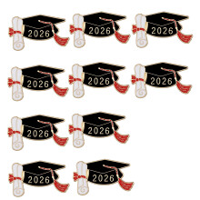 Elegante Anstecknadel für Doktorhut 2026, gut verarbeitete-F