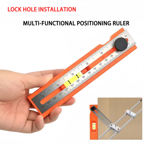 Rotatable Positioning Ruler For Cabinetry Foldable-Set E 1