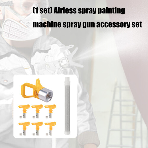Premium Airless Sprayer Components Set with Nozzles Seat-Set B 1