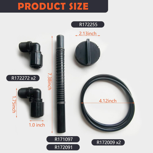 Kit complet de remplacement du distributeur de chlore pour 2