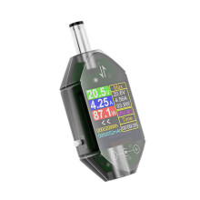 5.5x2.5mm 4.5-50V 0-12A 600W LCD Digital-Transparent black